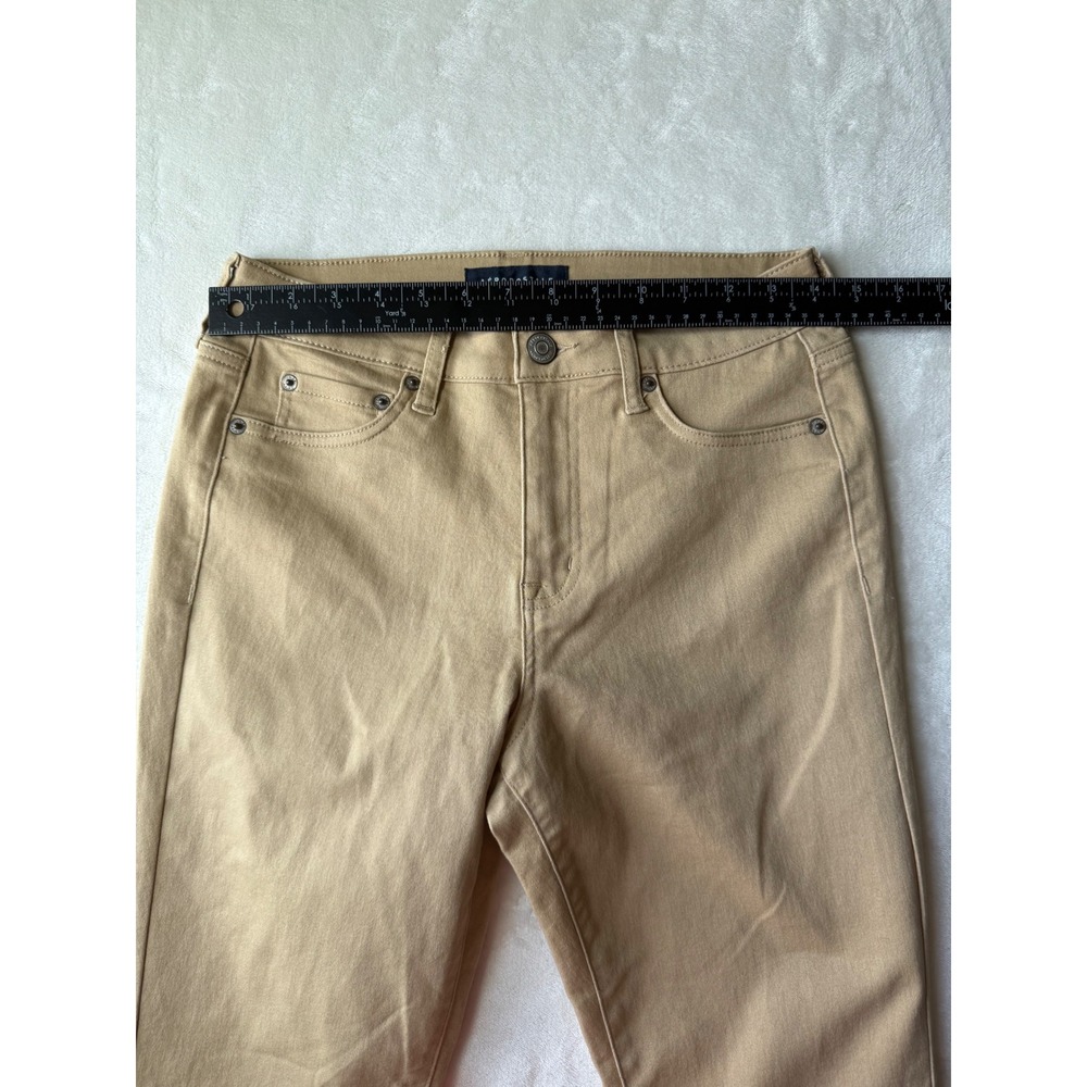 Aeropostale Womens High Rise Jegging Tan Khaki Pants Size 8 Reg Stretch Skinny - Picture 4 of 8